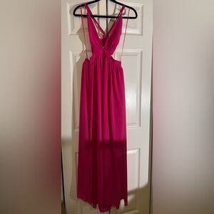 Miss Avenue Elegant Pink Maxi Dress size Medium